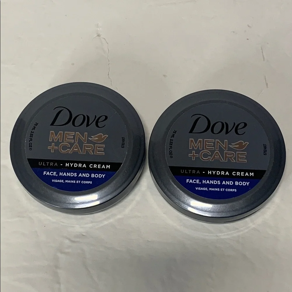 Dove Men+Care Ultra Hydra Cream Face Hands Body 2-2.5 oz New